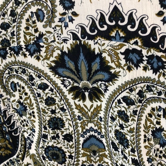 Umgee Size Large Cotton Blend Floral Boho Top - Picture 5 of 6